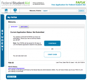 fafsa verify email