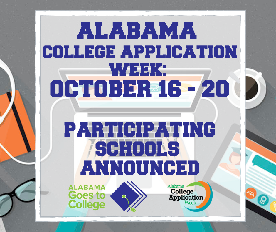 Alabama College Application Week Alabama Possible